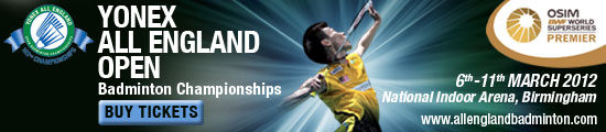 Yonex All Englands 2012 Ad Yonex All Englands 2012 Ad