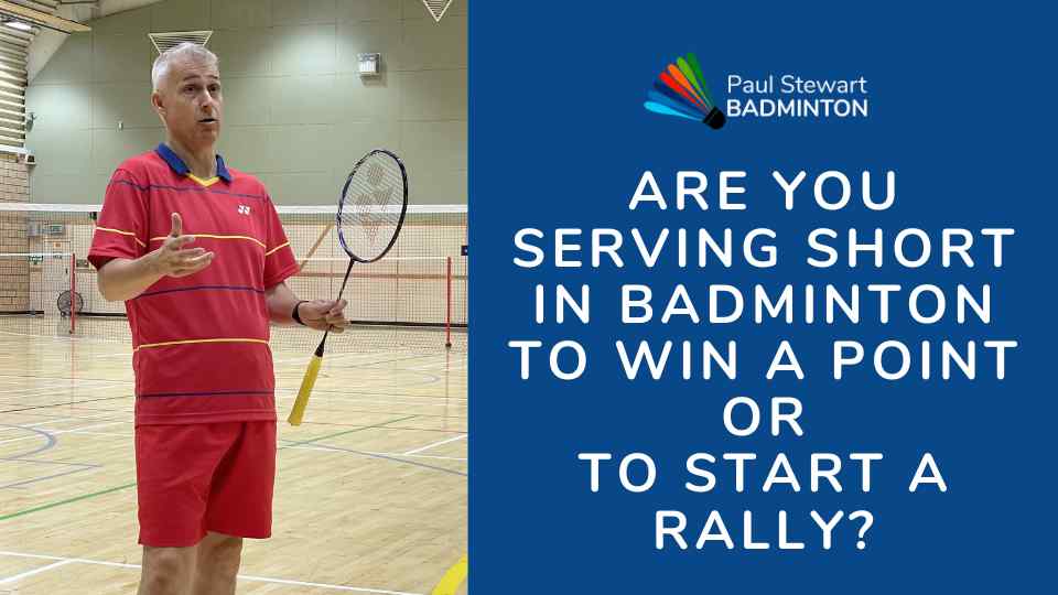 Are You Serving Short in Badminton