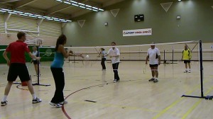 Uk Badminton Coaching Action