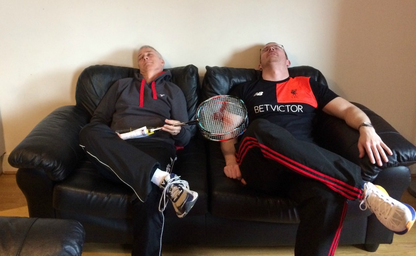 Paul Stewart & Mark Appleton All England Badminton Stringers