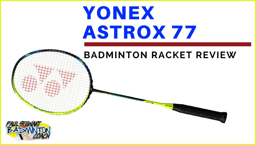 ASTROX 77 blue badminton racket pre-strung with overgrip AS77 badminton racket 