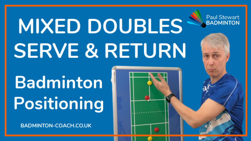 Badminton Serve Return Positioning Mixed Doubles ws